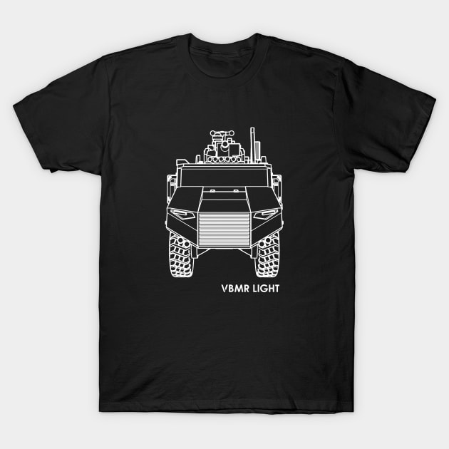 VBMR Light Armored Vehicle T-Shirt by Arassa Army